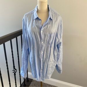 H&M Men’s 100% Linen Button Up